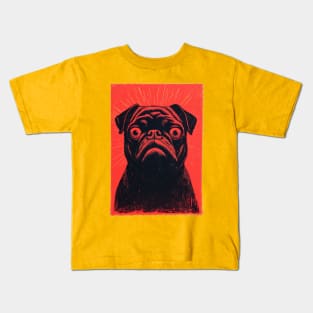 Evil Pug Kids T-Shirt